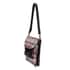 Beige and Santa Fe Pattern Crossbody Bag with Shoulder Strap , Designer Crossbody Bag , Ladies Purse image number 6