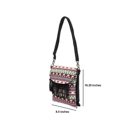 Buy VIVID by SUKRITI Dark Gray Traditional Elephant Pattern Hand Painted Genuine  Leather Crossbody Bag at ShopLC.