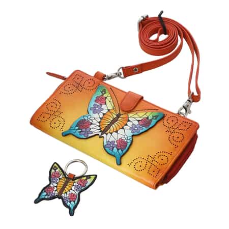 Vintage Y2K Multicolor Cat Butterfly Floral Shoulder Bag