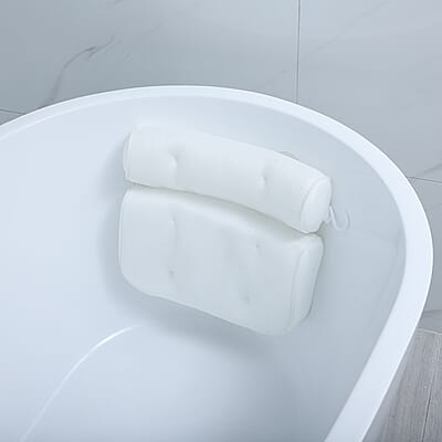 Homesmart Head and Back Sport Bathtub Pillow with 6 Suction Cub