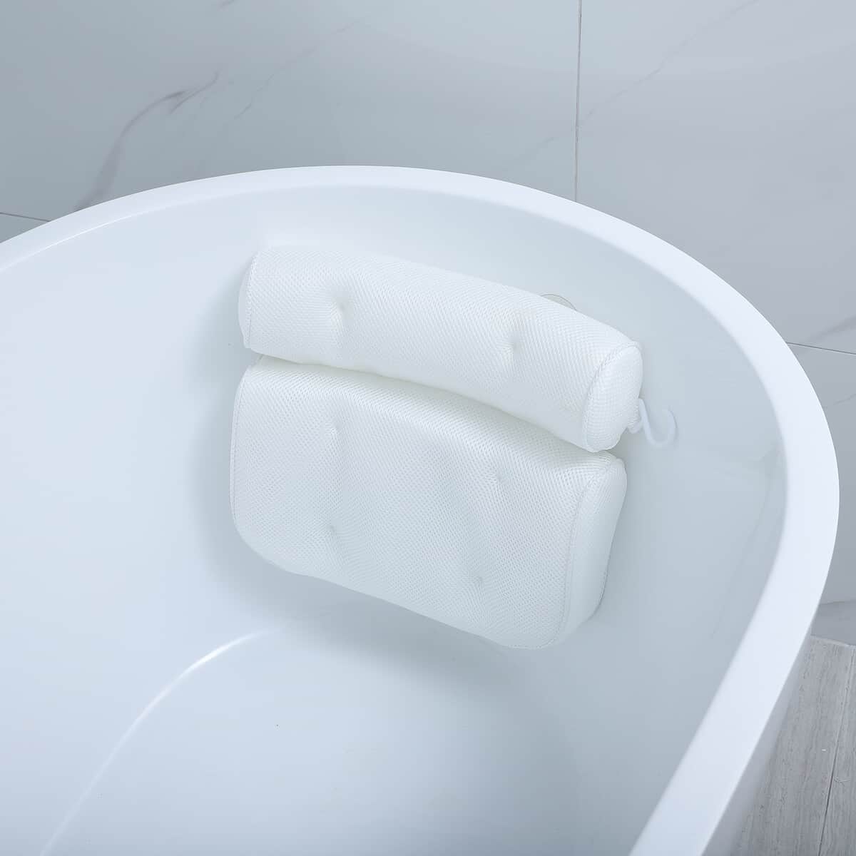 Homesmart Head and Back Sport Bathtub Pillow with 6 Suction Cub image number 6