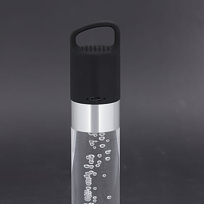 2-in-1 Wireless Creative Colorful Crystal Light with In-built Bluetooth Speaker -Black (420 mAh)
