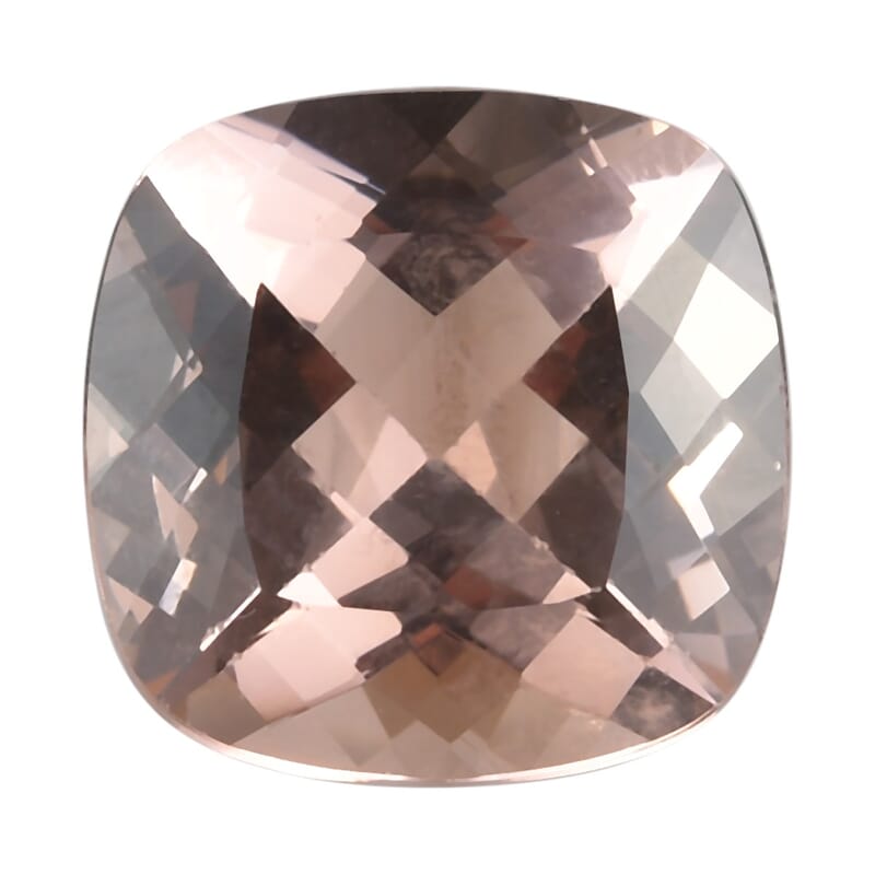 Appraised AAA Marropino Morganite (Cush 13.25x13.25 mm) 8.80 ctw , Loose Gem , Loose Gemstones , Loose Stones , Jewelry Stones