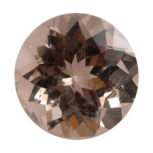 AAA Marropino Morganite (Rnd 11 mm) 4.58 ctw , Loose Gem , Loose Gemstones , Loose Stones , Jewelry Stones