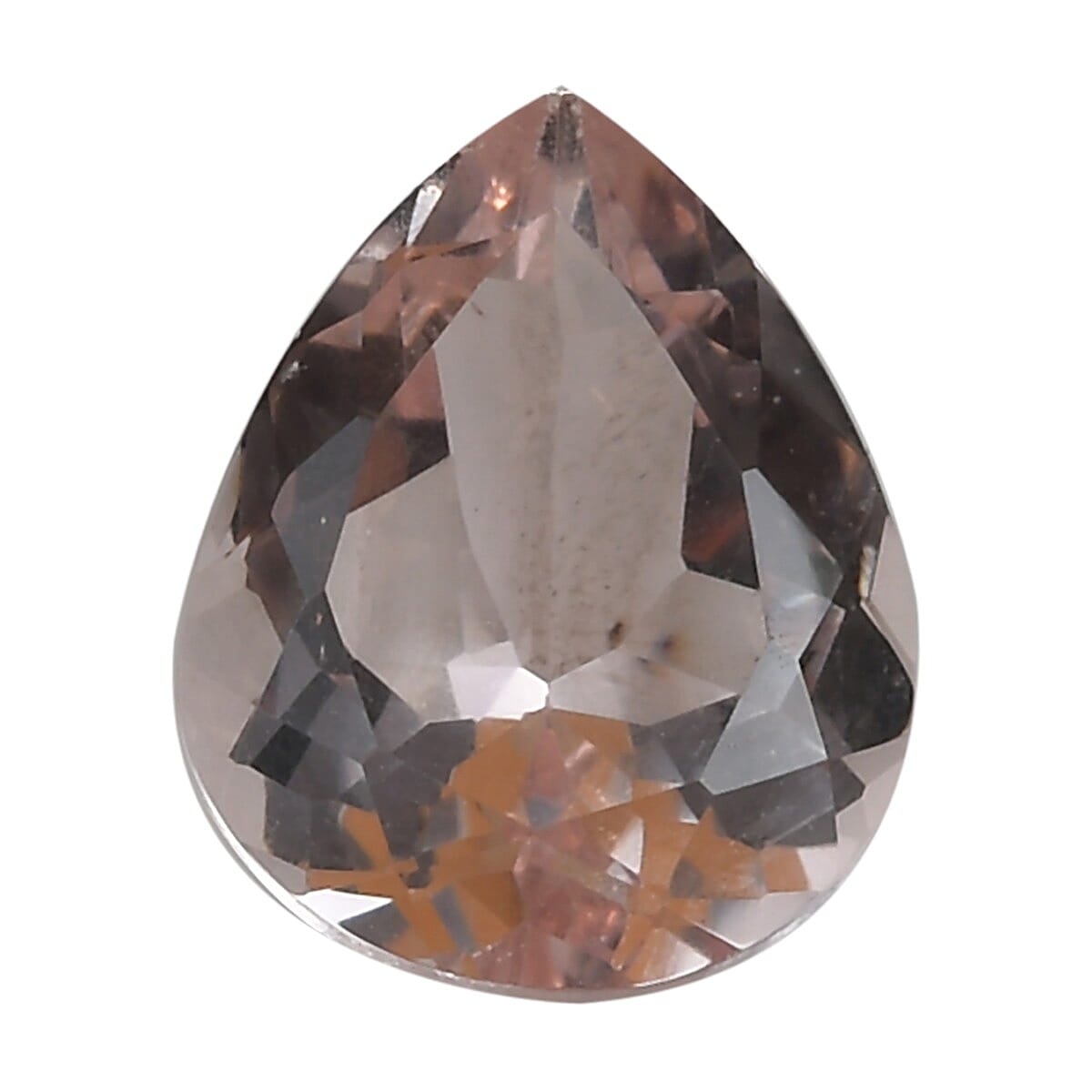 AA Pink Morganite (Pear 10x8 mm) 2.19 ctw image number 0
