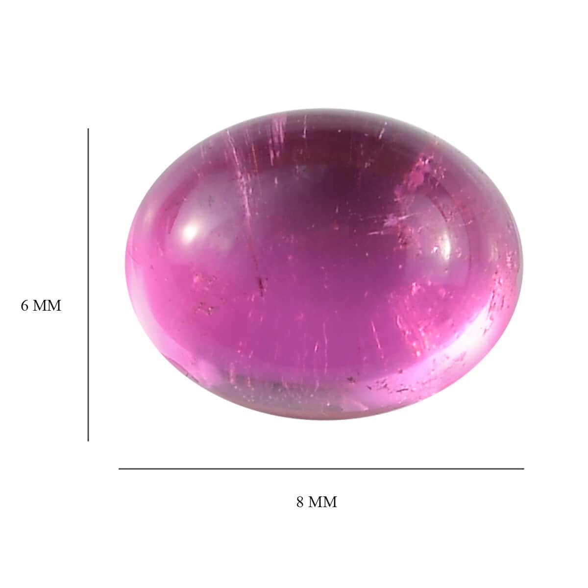 Ouro Fino Rubellite (Ovl 8x6 mm) 2.27 ctw image number 3
