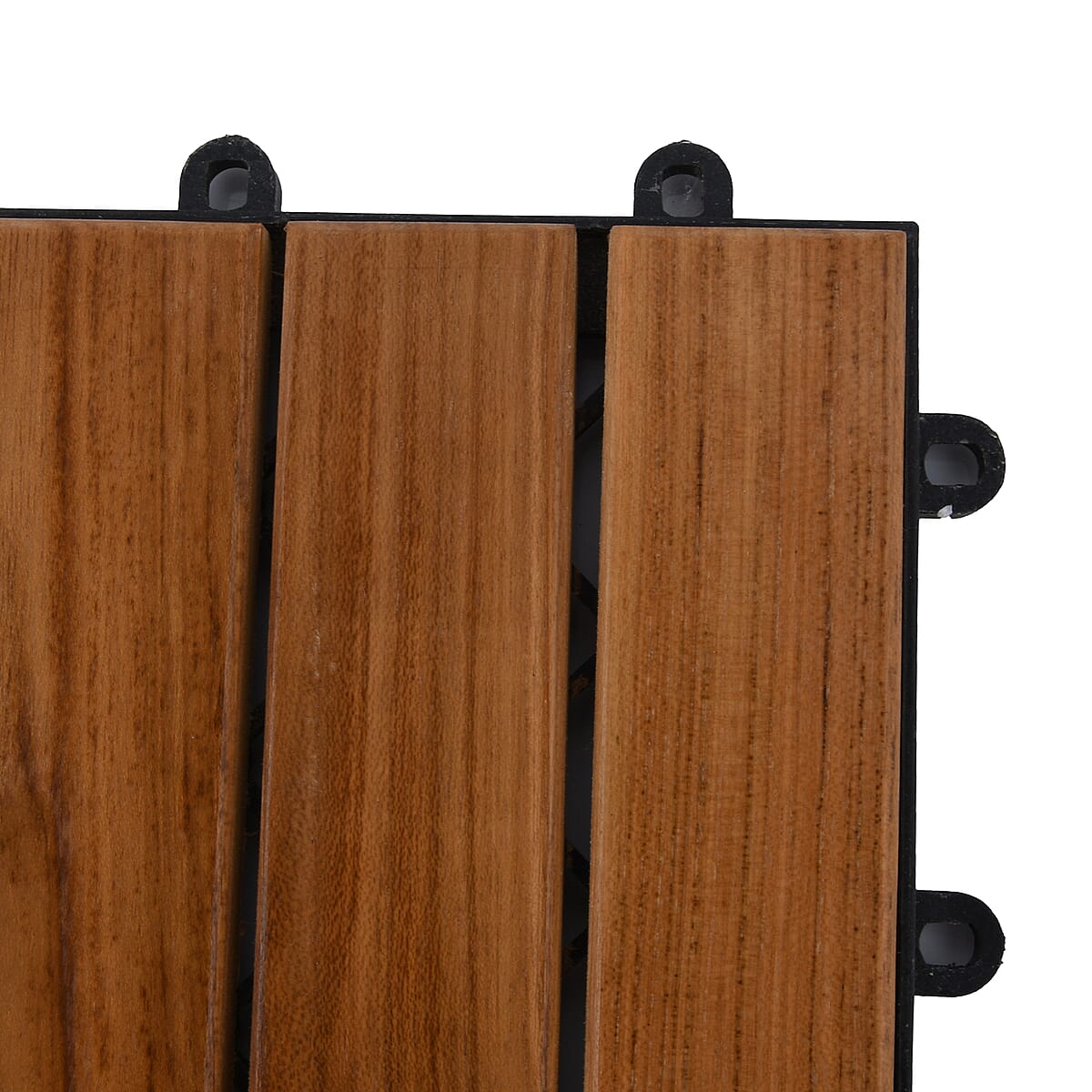 Set of 10 Teak Wooden and Plastic Based Tiles - Alto image number 1