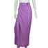 Purple Sarong with Fringe & Circle Pink Hibiscus Coconut Shell Closure | Women's Saron Wrap | Sarong Skirt | Beach Sarong Cover Up image number 0