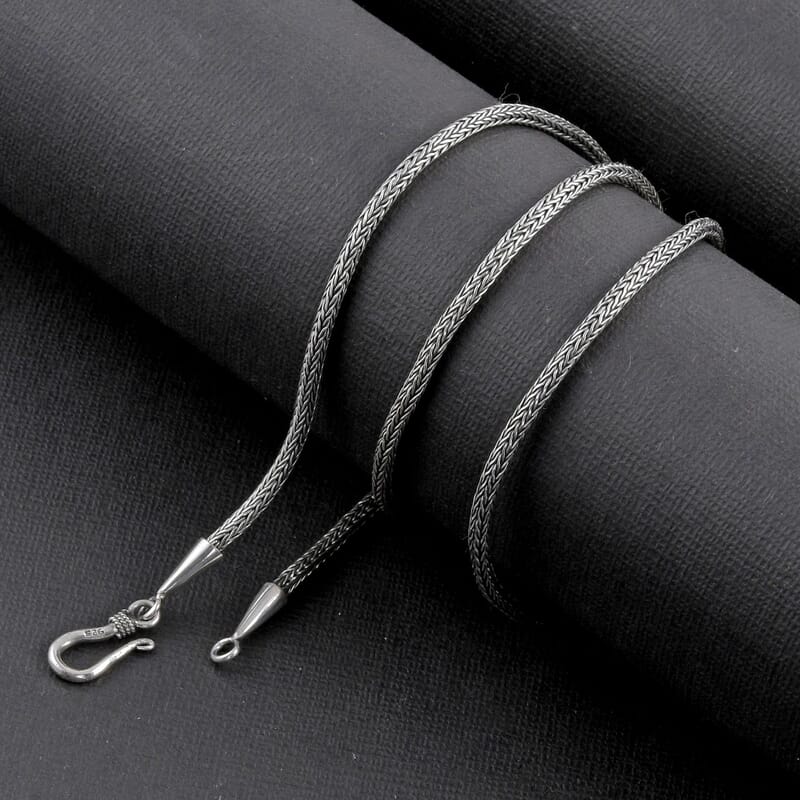 Bali Legacy Tulang Naga Necklace in Sterling Silver 15.35 Grams 20 Inches
