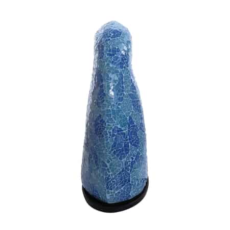 Blue Mosiac Glass Handmade Eagle Lamp (7.87"x5.51"x12.01") image number 5