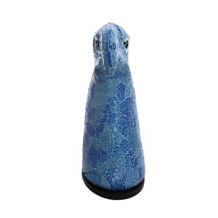 Blue Mosiac Glass Handmade Eagle Lamp (7.87"x5.51"x12.01") image number 6