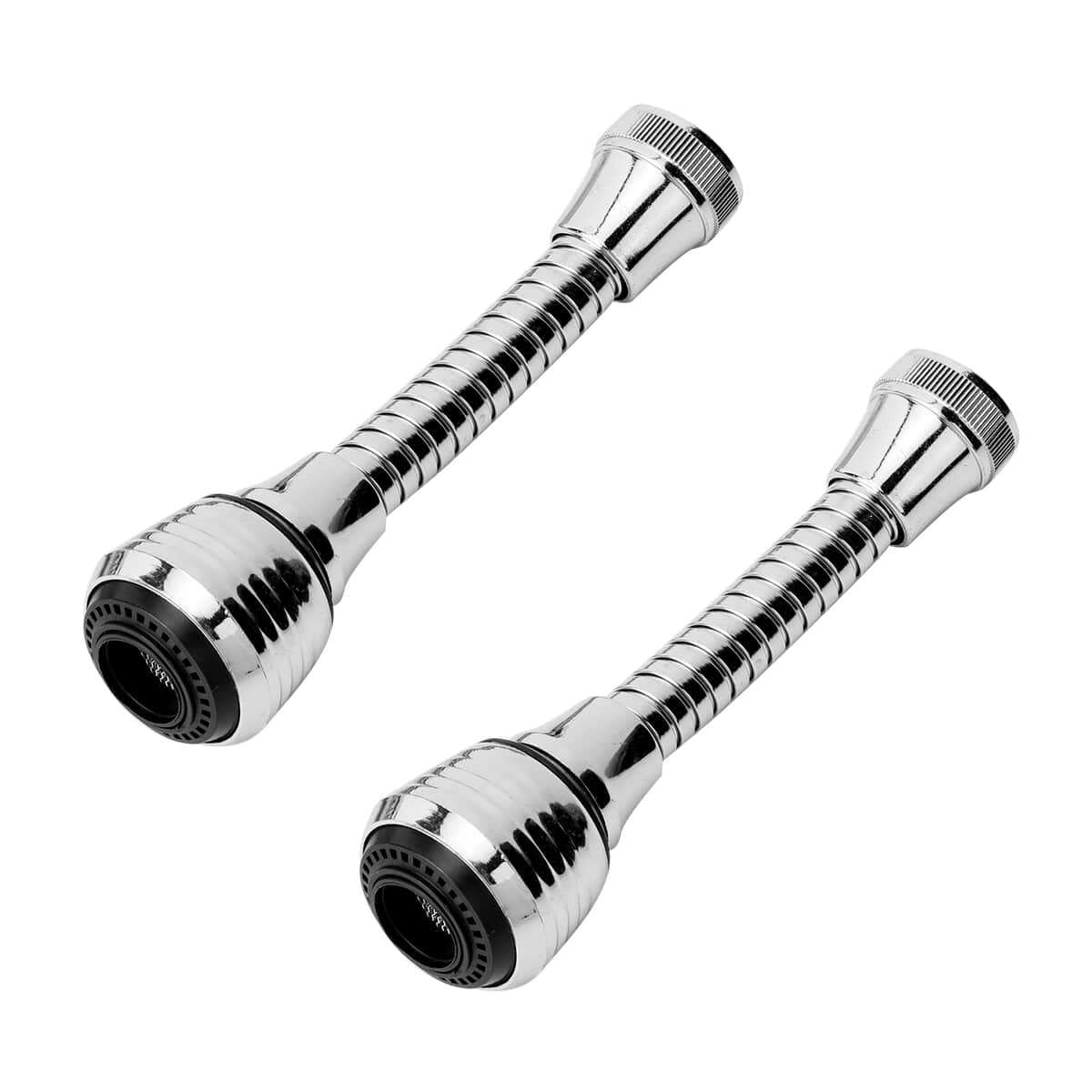 Set of 2 Adjustable Water Faucet Head - Silver image number 0