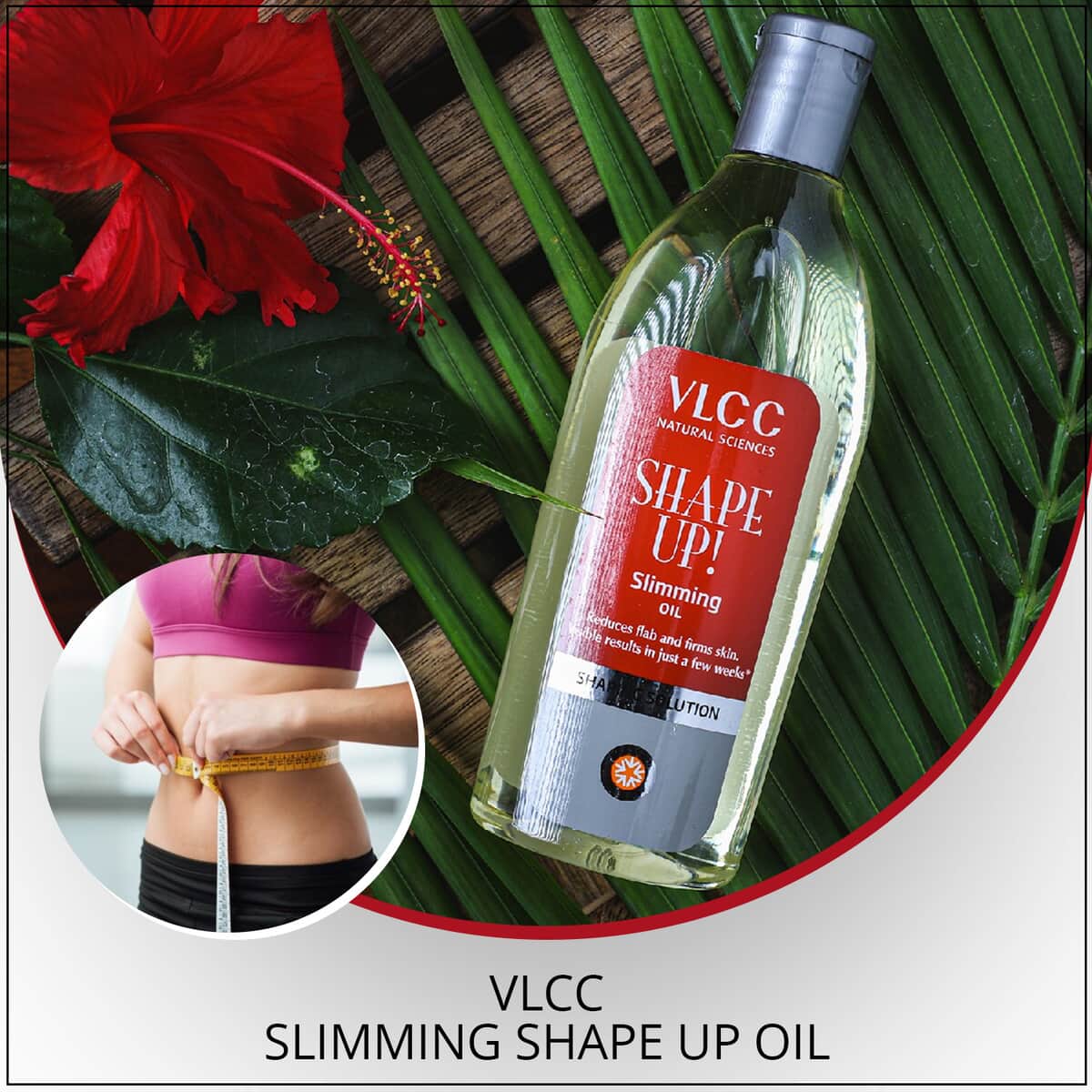 VLCC Slimming Shape Up Oil - 200 ml image number 1