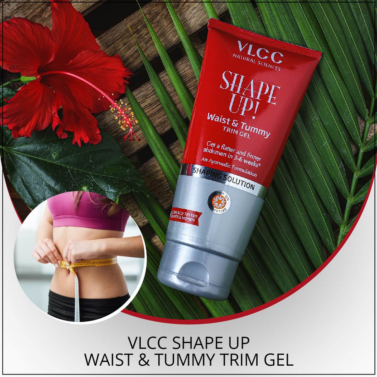 VLCC Shape Up Waist & Tummy Trim Gel - 200 Grams image number 1