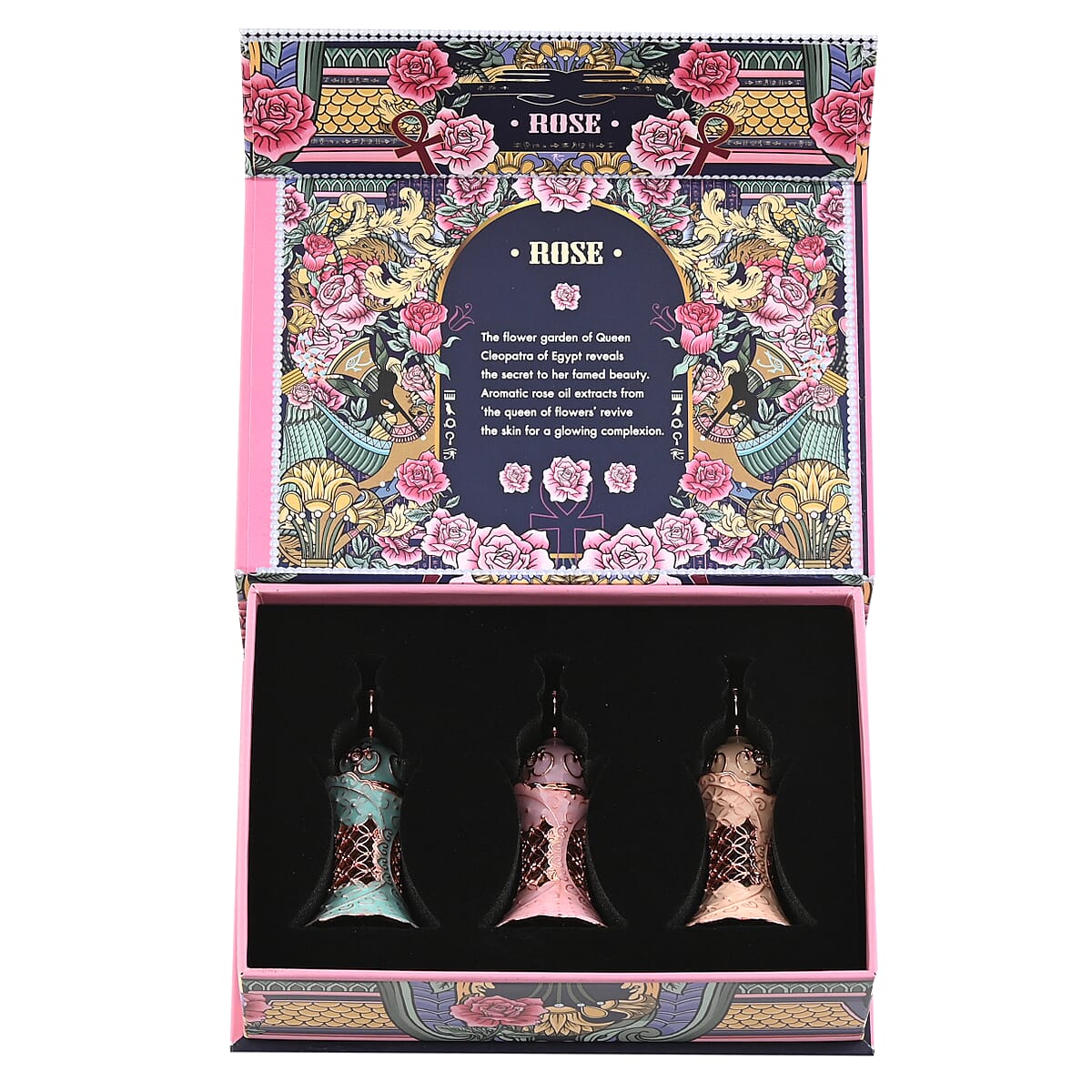 Set of 3 Japara Perfume Oil Secret Rose Garden Collection (3 ml) image number 4