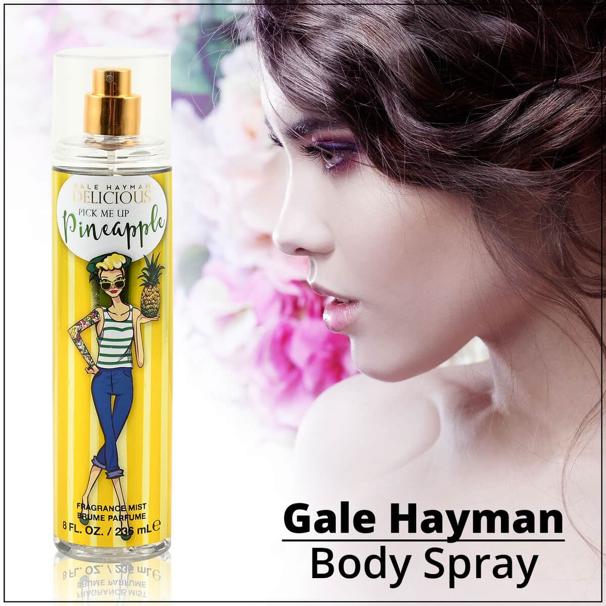 Gale Hayman Delicious PINEAPPLE Body Spray 8 oz image number 1