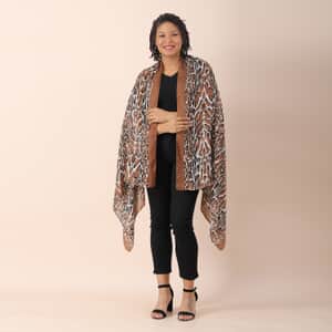 Multi Color Lattice Pattern Cotton & Linen Scarf