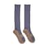 Set of 4 Pairs Copper Infused Compression Knee Length Socks - Classic Multi Color (L/XL) image number 2