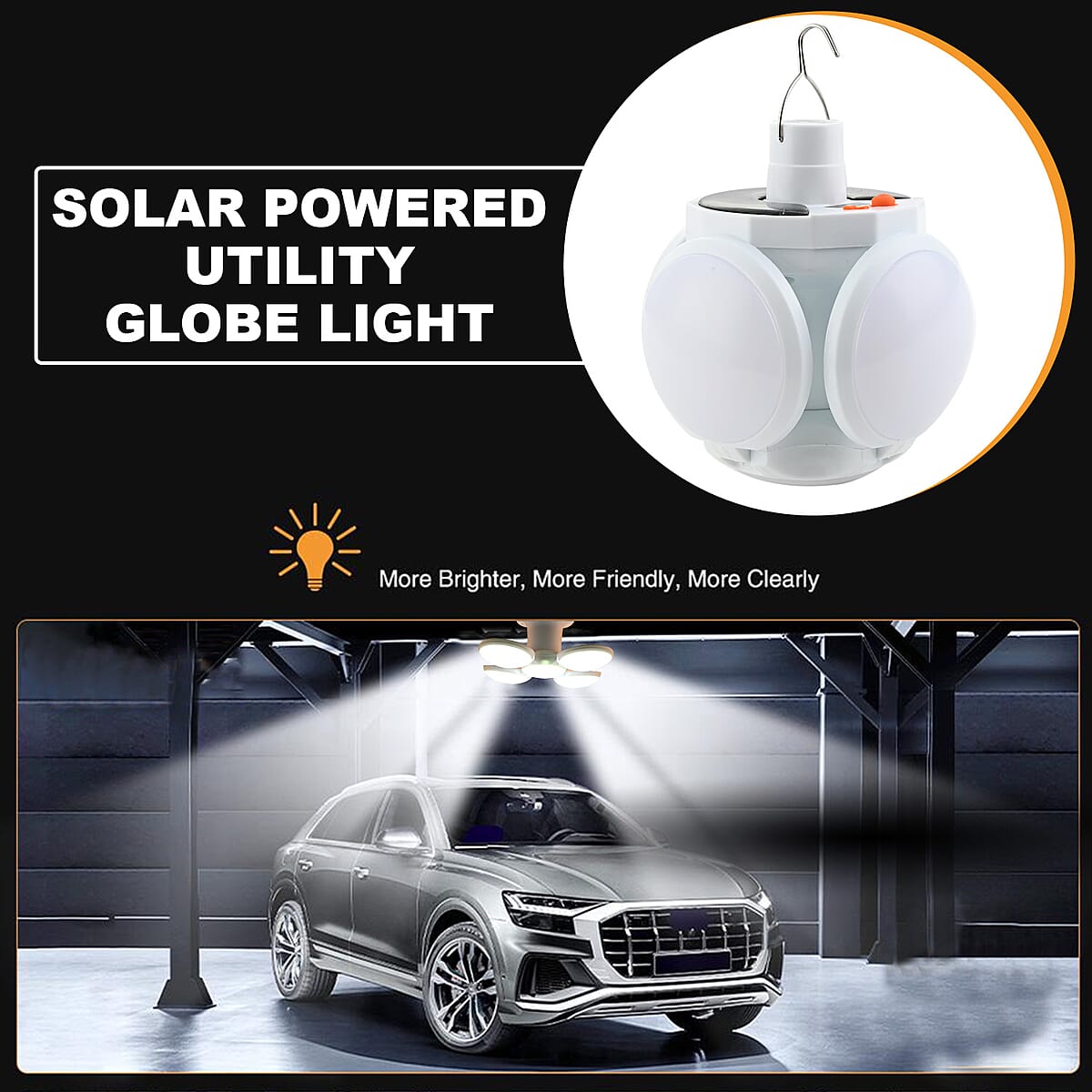 Solar Powered Utility Globe Light image number 1