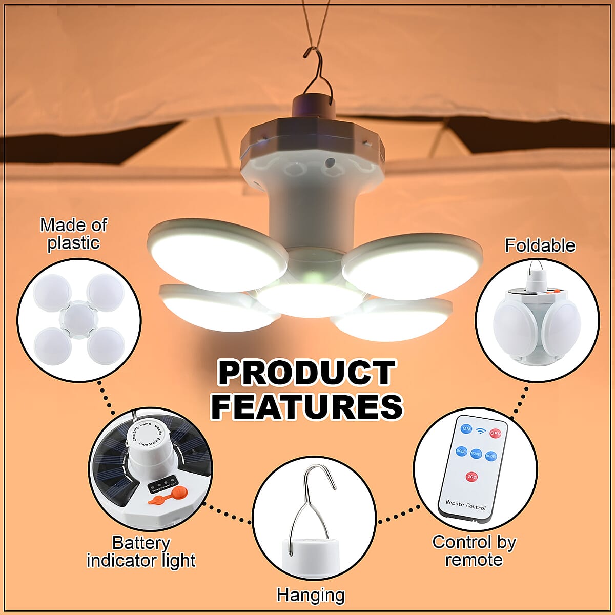 Solar Powered Utility Globe Light image number 2