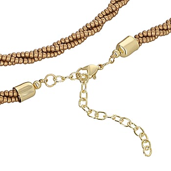 Gold Glass Seed Bead - Product card gallery slide 4 (9431151280383)