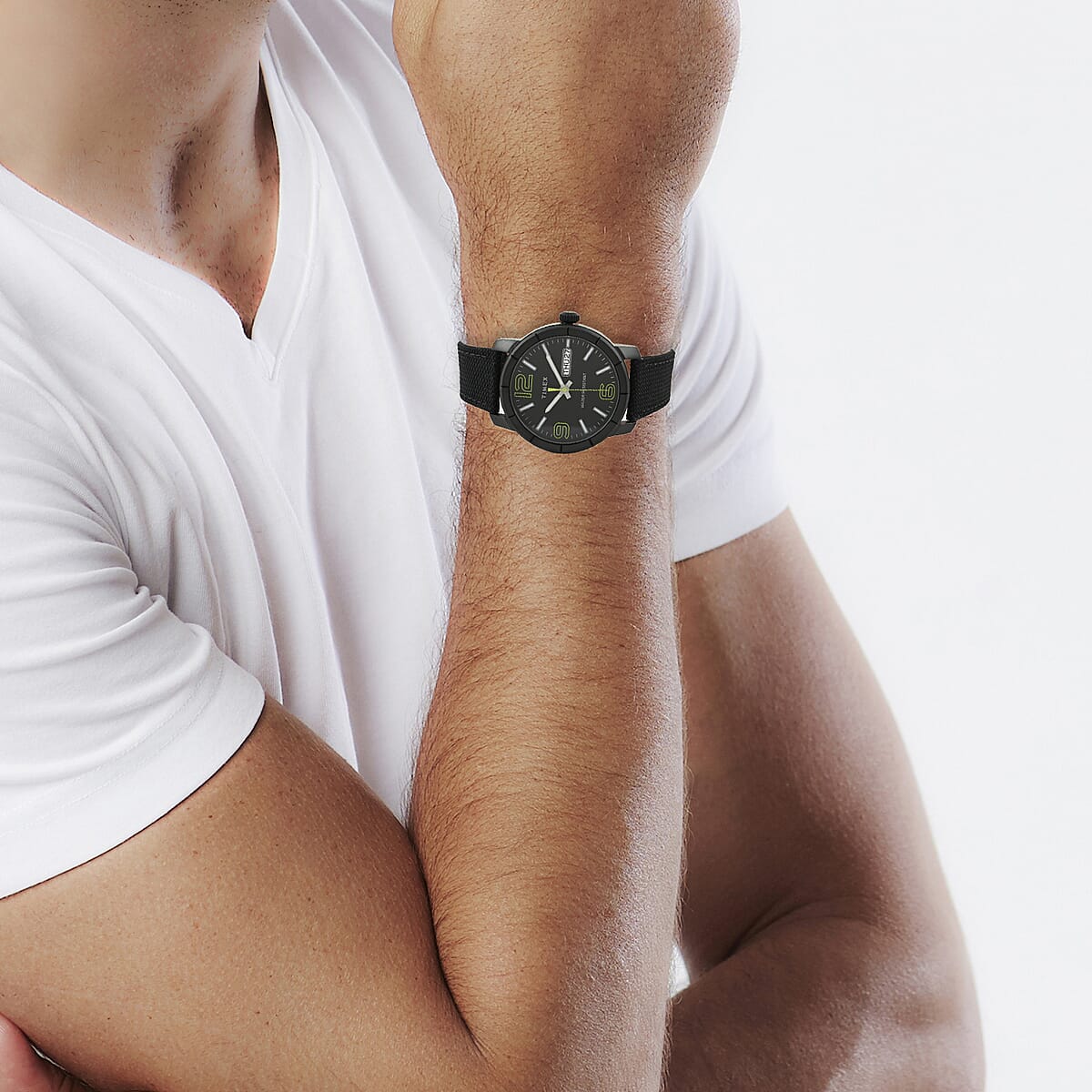 Timex Quartz Movement City Casual Men's MOD 44mm Fabric Strap Watch image number 1