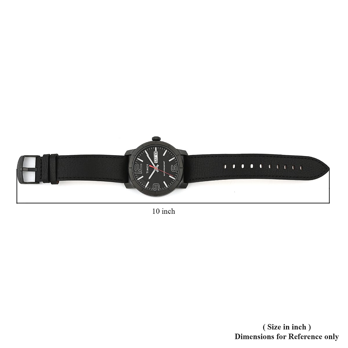 Timex Quartz Movement City Casual Men's MOD 44mm Leather Strap Watch image number 4