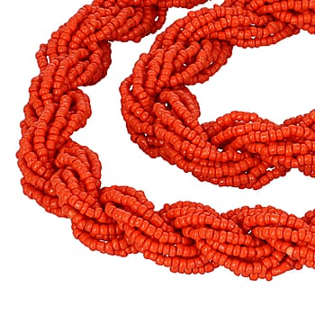 Orange Glass Seed Bead - Product card gallery slide 3 (9431143317759)
