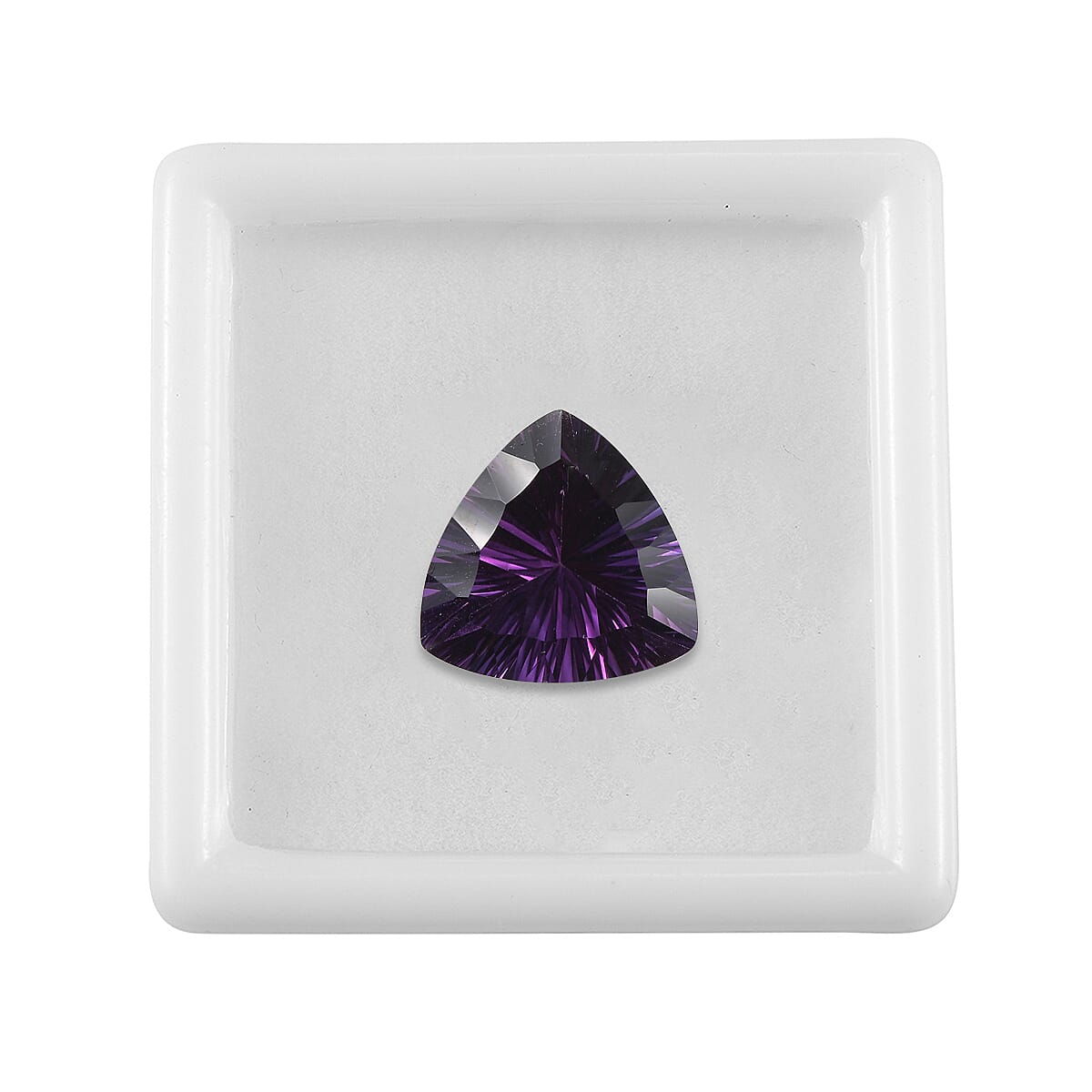 AA Mashamba Amethyst (Trl 14 mm) 6.61 ctw Loose Gemstone