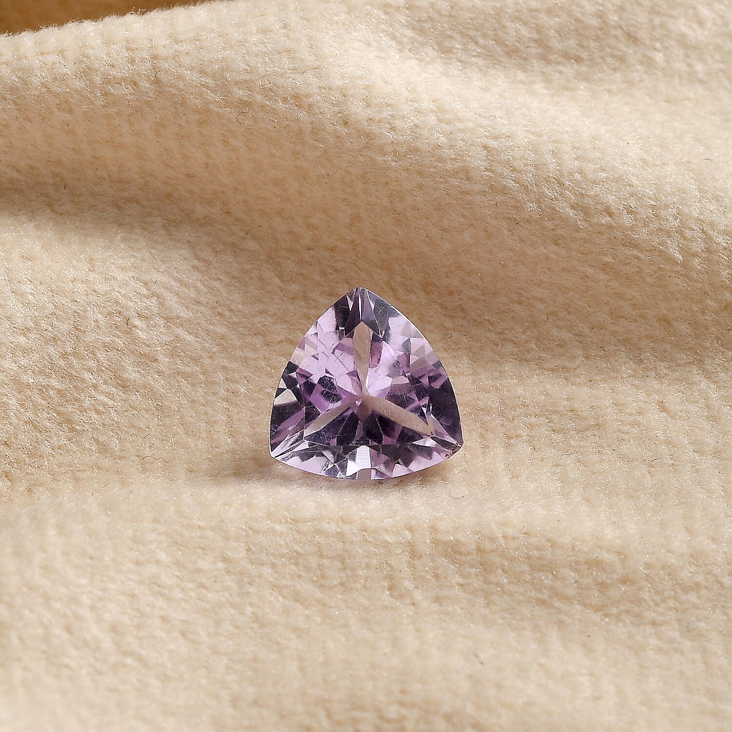 Rose De France Amethyst (Trl 10 mm) 2.78 ctw Loose Gemstone