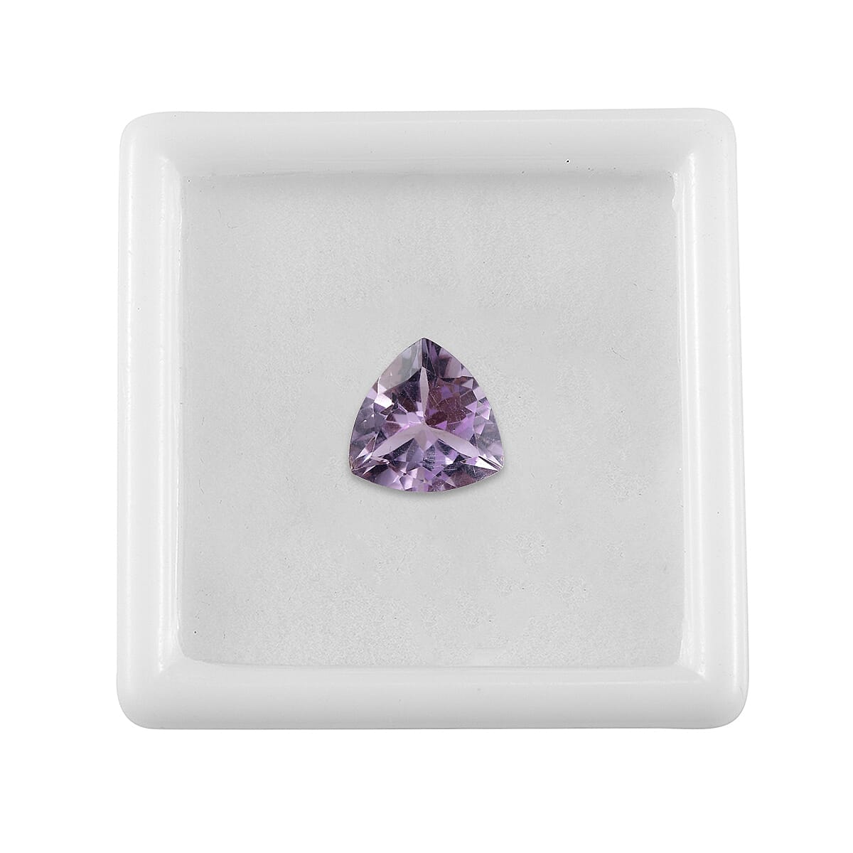 Rose De France Amethyst (Trl 10 mm) 2.78 ctw Loose Gemstone