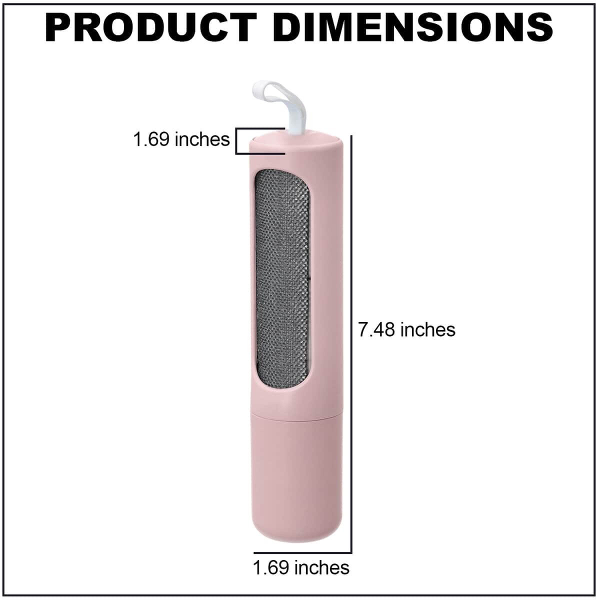 Rotary Electrostatic Pet Hair Remover - Pink image number 3