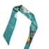 STRADA Japanese Movement Watch with Multi Color Floral Printed Chiffon Strap (34.5 inch) image number 3