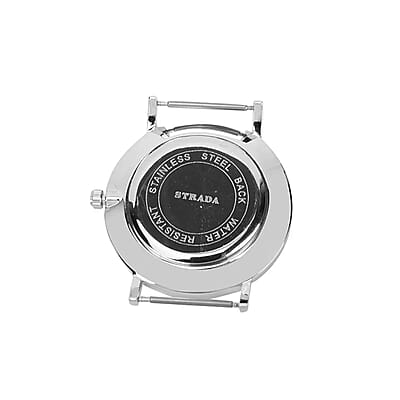 Strada Japanese Movement Watch with Multi Color Floral Printed Chiffon Strap (34.5 inch)