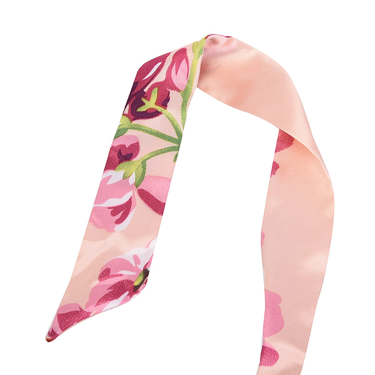 Strada Japanese Movement Watch with Pink Floral Print Chiffon Strap (34.5 inch) image number 3