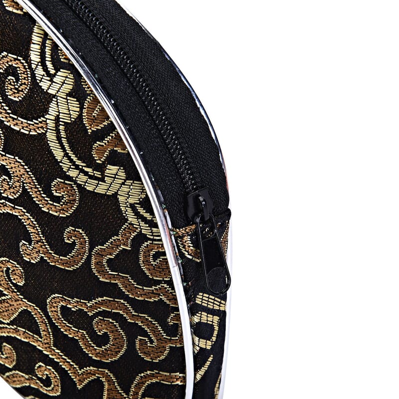 Set of 10 Black Multi-purpose Polyester Jewelry Bags with Zipper , Jewelry Organizer Box , Travel Jewelry Box , Jewelry Storage, Gift , Wedding Party , Christmas