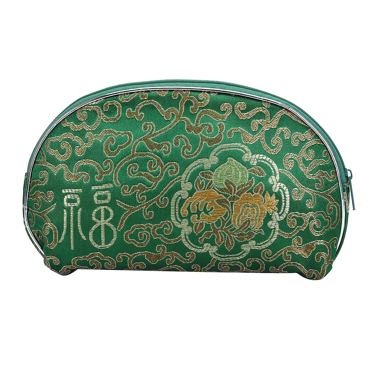 Set of 10 Green Multi-purpose Polyester Jewelry Bags with Zipper | Jewelry Organizer Box | Travel Jewelry Box | Jewelry Storage| Gift | Wedding Party | Christmas image number 3