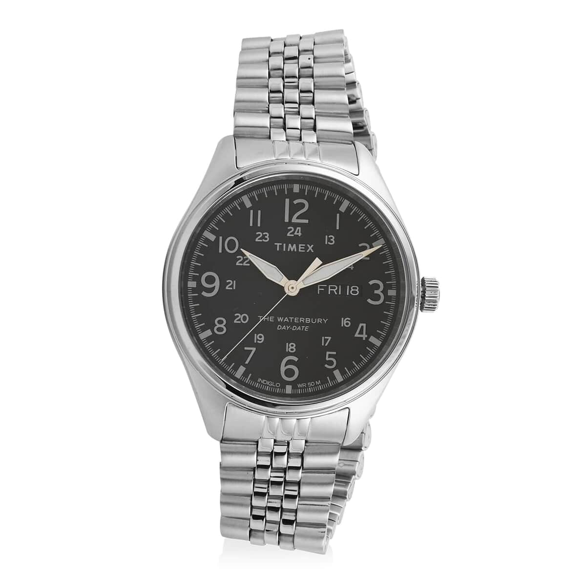 Timex Quartz Movement Heritage Collection Men's Waterbury Analogue Watch in Stainless Steel image number 0