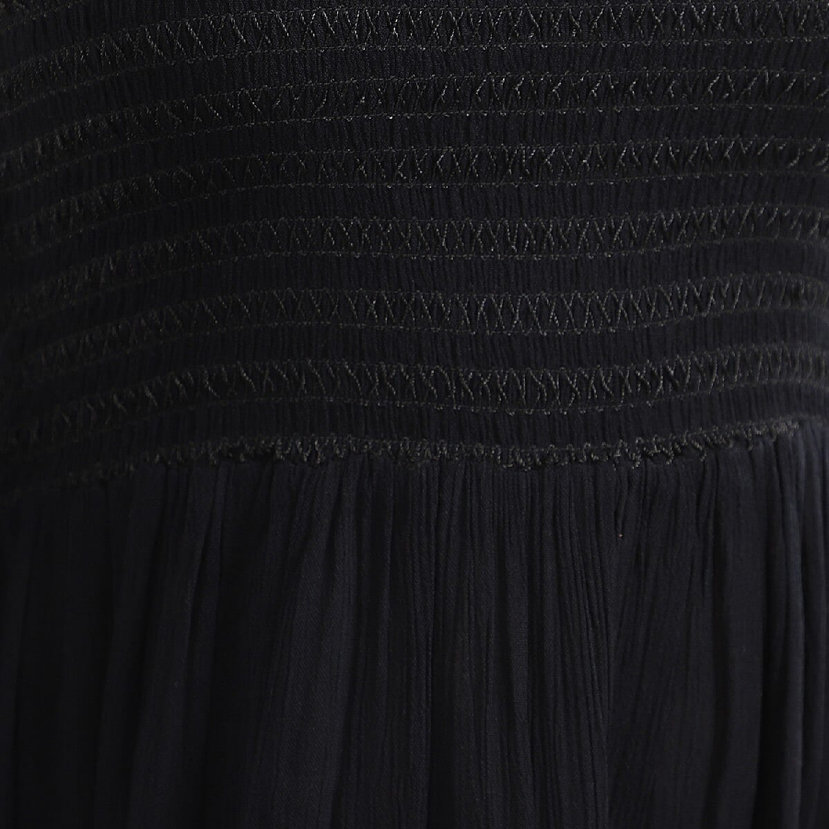 JOVIE Black Smocked Strapless Dress - Missy image number 4