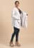 Passage Light Gray French Terry Waterfall Front Cardigan- XL image number 2