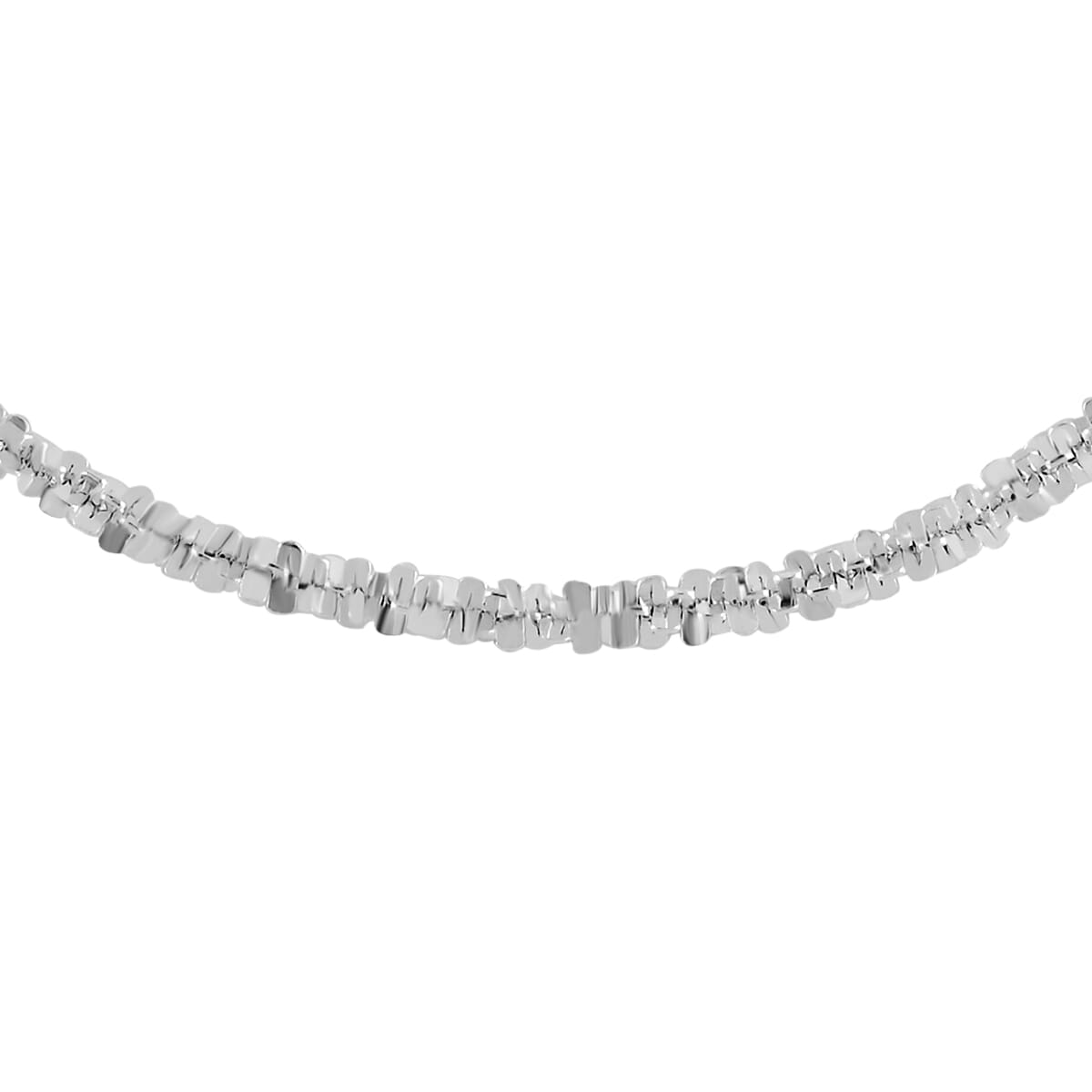 Italian Sterling Silver 1.4mm Sparkle Chain 24 Inches 3.20 Grams image number 0
