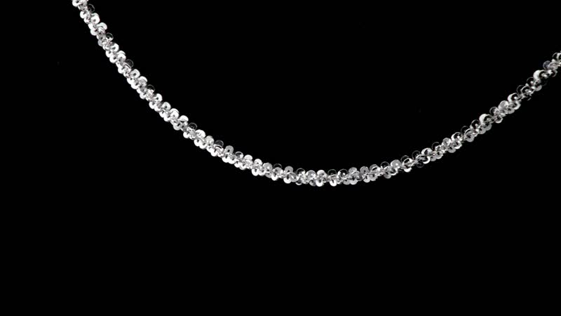Italian Diamond Cut Sparkle Chain 20 Inches in Sterling Silver 3.80 Grams