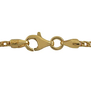 Italian 180 Gauge Franco Chain in 14K Yellow Gold Over Sterling Silver 10.10 Grams 20 Inches