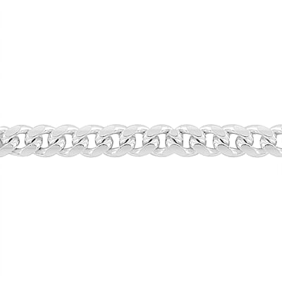 Italian Sterling Silver Curb Bracelet (7.50 In) 17.60 Grams