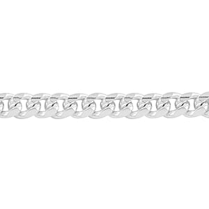 Italian Sterling Silver Curb Bracelet (8.50 In) 20 Grams
