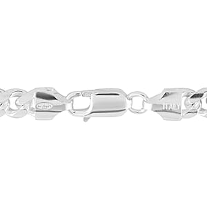 Italian Sterling Silver Curb Bracelet (8.50 In) 20 Grams