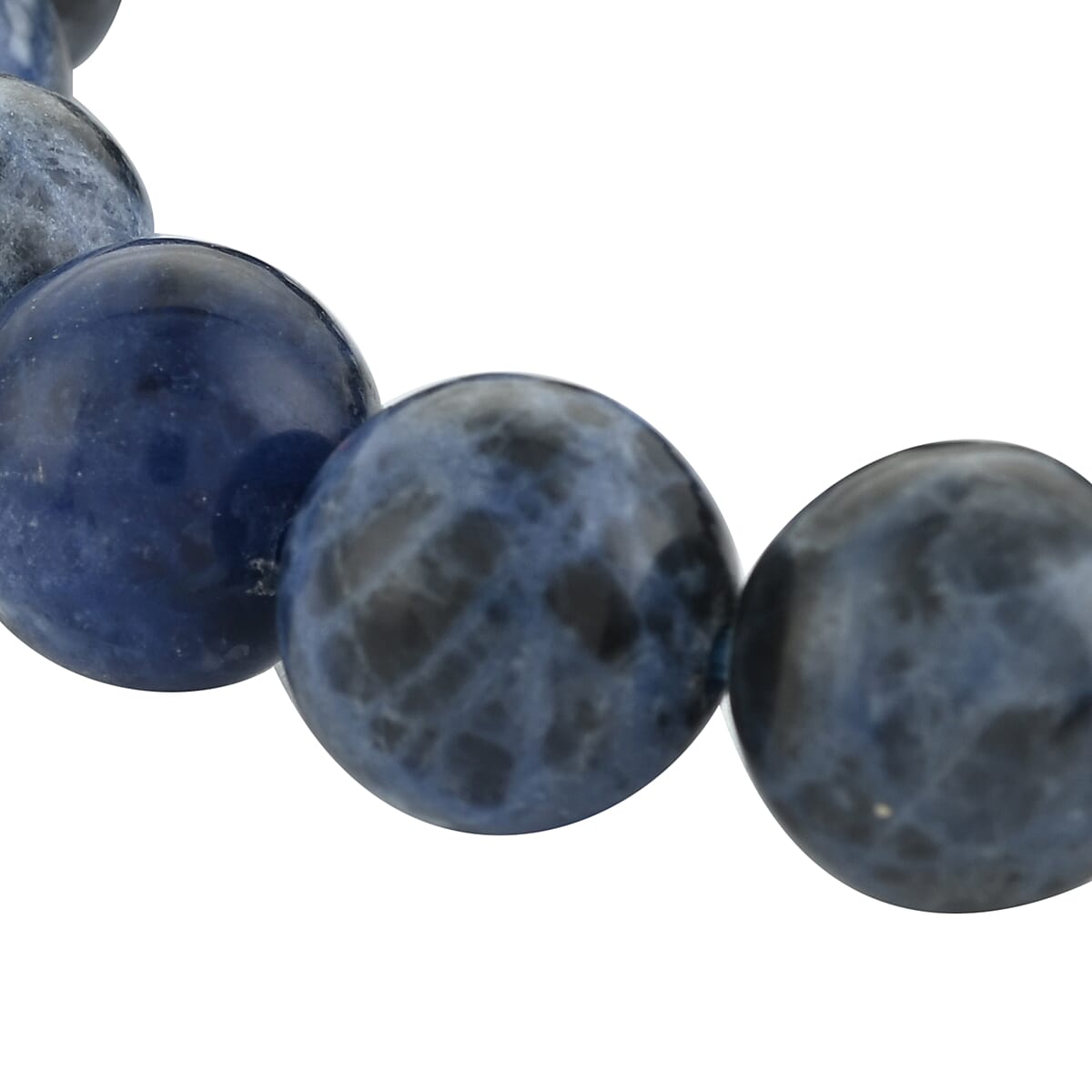 Sodalite Beaded Stretch Bracelet 206.00 ctw image number 1