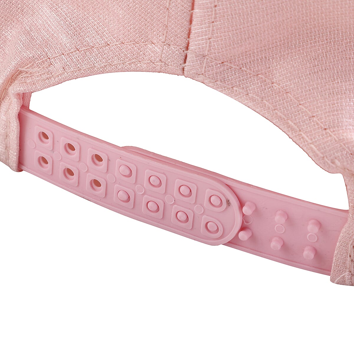 JOVIE Pink Rhinestone Bling Front Hat with Adjustable Strap image number 6