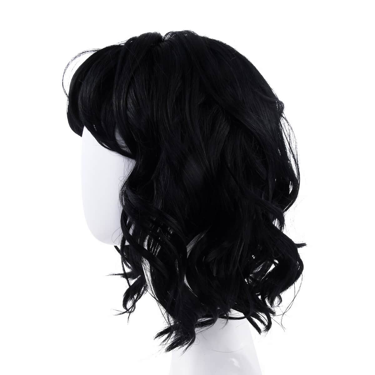Easy Wear Black Crystal Style Wig image number 2