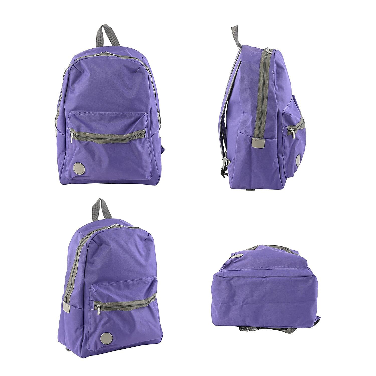 Purple Dual Compartment Backpack